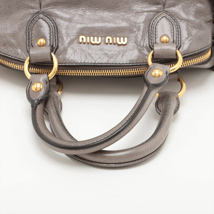 楽天市場】ミュウ ミュウ Miu Miu ヴィッテロシャイン 2way リボン 