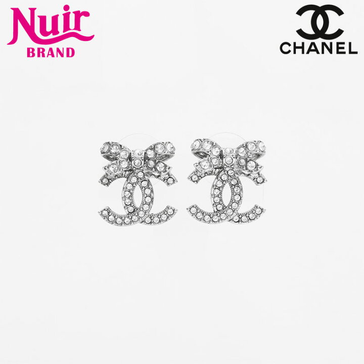 楽天市場】シャネル CHANEL B25V ココマークリーボンラインストーン 