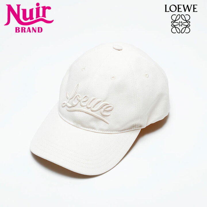 楽天市場】ロエベ LOEWE ロゴ キャップ キャップ アイボリー WS21982 