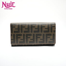 フェンディ FENDI 長財布 ブラウン WS24458 【中古】