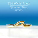 【K14 ウェーブ (波) リング プレーン】ハワイアンジュエリー ハワジュ Hawaiian jewelry Puaally プアアリ 14金 イエローゴール...