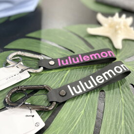 【送料無料】【lululemon】ルルレモン カラビナ付き キーチェーン キーホルダー ハワイ HAWAII 海外輸入 海外雑貨 おしゃれ かわいい 男女兼用 プレゼント ギフト