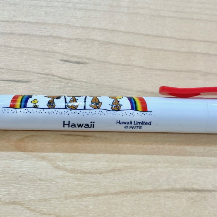 【スヌーピー】ハワイ限定 スヌーピー ボールペン レッド ハワイ HAWAII ハワイアン雑貨 日焼けスヌーピー サーフィン ギフト プレゼント プチギフト Pua Hawaii ハワイ スヌーピー 日焼けスヌーピー ボールペン