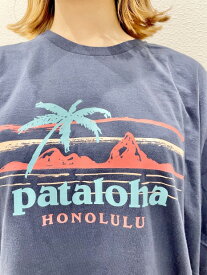 【送料無料】【Patagonia】ハワイ限定 Pataloha Honolulu Tシャツ Lサイズ 半袖 パタゴニア パタロハ ハワイ HAWAII 海外品 海外輸入 メンズ ロゴTシャツ ネイビー ブラック ホワイト ギフト コットン