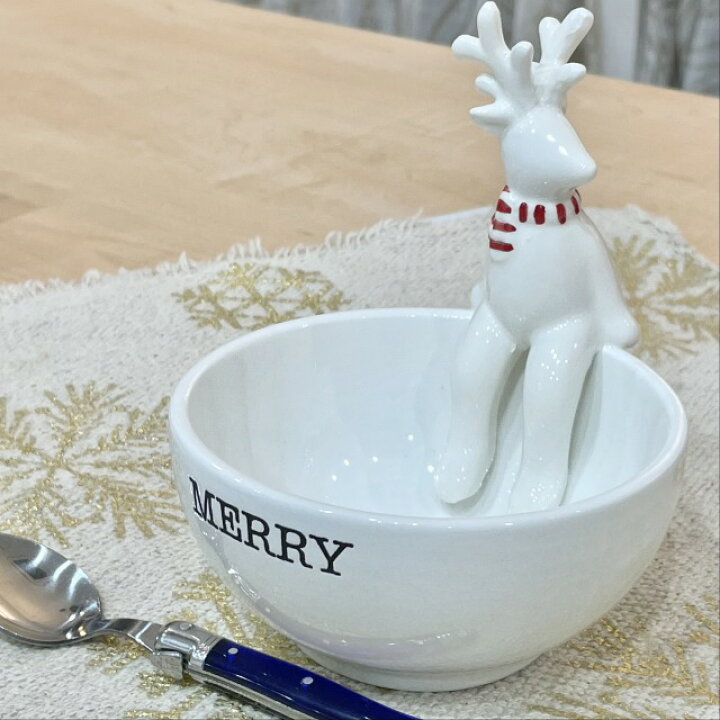 楽天市場】【クリスマスボウル】クリスマス トナカイ スープ皿 皿  