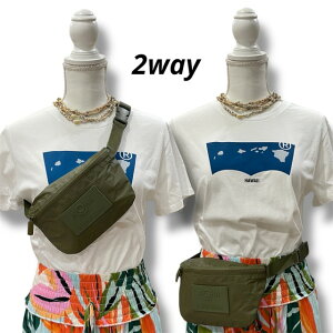 �yALOHA COLLECTION�z �~�j�q�b�v�o�b�N �E�G�X�g�o�b�O 2way Monochrome Mini Hip Pack ���� splashproof �h�H ���m�N���[�� �J�[�L �I���[�u �J�[�L�O���[�� aloha ���S ���n �{�f�B�o�b�O �y�� �����Y ���f�B