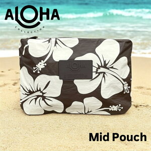 �yALOHA COLLECTION�z Mid�|�[�` �n�C�r�X�J�X splashproof �h�H ���� MidPouch �u���E�� �A�C�{���[ �X�g���C�v �C �v�[�� �r�[�` ���� �n���C �v���[���g �y�_�ˎO�{ Pua Hawaii�z �������� ko