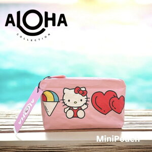 �yALOHA COLLECTION�z �n���[�L�e�B �~�j�|�[�` ���� splashproof �h�H Hello Kitty �R���{���[�V���� Mini Pouch �s���N �n�[�g ���b�h �V�F�[�u�A�C�X �L�e�B �|�[�` �C �v�[�� �r�[�` ���� �n���C �v���[