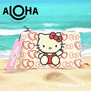�yALOHA COLLECTION�z �~�j�|�[�` �n���[�L�e�B ���� splashproof �h�H Hello Kitty �R���{���[�V���� MiniPouch �z���C�g �� �s���N ���b�h �n�[�g �L�e�B �|�[�` �C �v�[�� �r�[�` ���� �n���C �v���[���g K