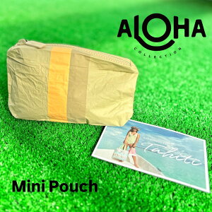 �yALOHA COLLECTION�z �~�j�|�[�` MiniPouch ALOHA �J�[�L �I�����W ���C�� ���S �C �v�[�� �r�[�` ���� splashproof �h�H �n���C �v���[���g �yKOBE�O�{ PuaHawaii�z�������� ko