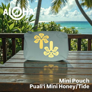 �yALOHA COLLECTION�z�A���n�R���N�V���� �~�j�|�[�` MiniPouch Puali'i Mini Honey/Tide �u���[ �C�G���[ ���C �n���C�A�� ���S �|�[�` �V���v�� �C �v�[�� �r�[�` ���� �n���C �v���[���g �yKOBE�O�{ Pua Hawai