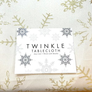 �y���������z�yBenson Mills�zTWINKLE TABLECLOTH oblong gold �e�[�u���N���X �I�u�����O �����` �p�^ �S�[���h ��̌��� �L�b�`�� �L�b�`���G�� �N���X�}�X �~ �L���L�� �I�V���� �N���X�}�X�p�[�e�B�[