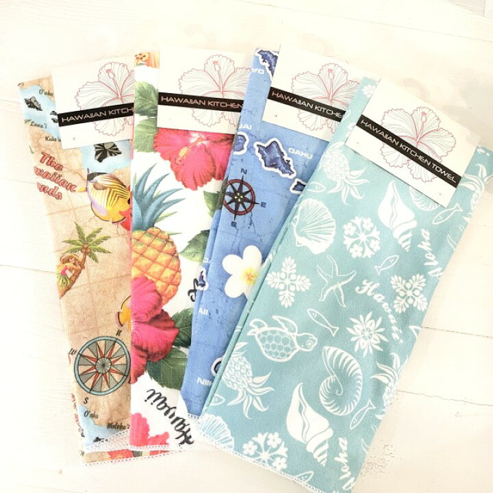楽天市場】【HAWAIIAN KITCHEN TOWLE】【 キッチンタオル 】ハワイアン 
