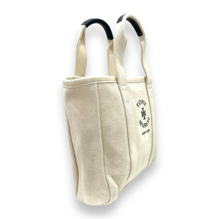美品 トリーバーチ TORY BURCH SMALL TORY TOTE キャンバス 2way  