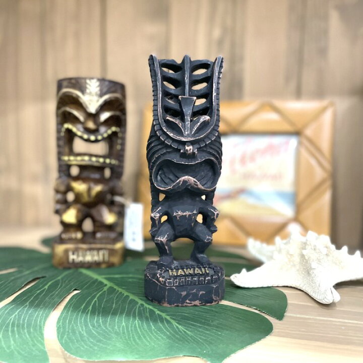 楽天市場】【ハワイアンインテリア】【TIKI】HAWAII ハワイ 置物 