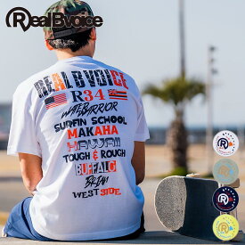 【RealBvoice】RBV TOUGH＆ROUGH T-SHIRT RBV タフ＆ラフ Tシャツ 半袖 ホワイト グリーン ネイビー イエロー メンズ レディース ユニセックス ハワイアン ファッション おしゃれ カジュアル ko