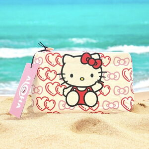 �y���������z�yALOHA COLLECTION�z�A���n�R���N�V���� Hello Kitty �R���{���[�V���� �~�j�|�[�` MiniPouch �z���C�g �� �s���N ���b�h �n�[�g �L�e�B �n���[�L�e�B �|�[�` �C �v�[�� �r�[�` ���� �n��
