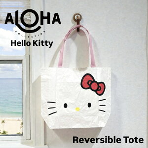 �yALOHA COLLECTION�z�n���[�L�e�B ���o�[�V�u�� �g�[�g�o�b�O Reversible Tote �R���{���[�V���� �z���C�g �s���N �L�e�B �n���C���� �o�b�O �C �v�[�� �r�[�` ���� splashproof �h�H �n���C �yKOBE�O�{ Pua