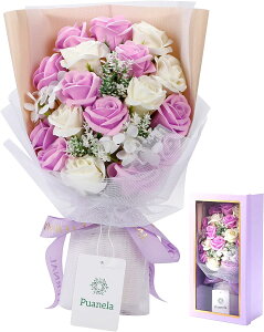 【雑誌anan掲載・プロ監修】 ソープフラワー ギフト 花束 誕生日 退職祝い ソープ フラワー 卒業式 プレゼント おしゃれ フラワーギフト お供え 枯れない花 そのまま飾れる 造花 結婚祝い 記