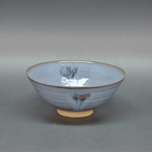 平茶碗 古三島 粉引 青均窯 中村与平作 茶道具 茶道 抹茶茶碗 ホビー