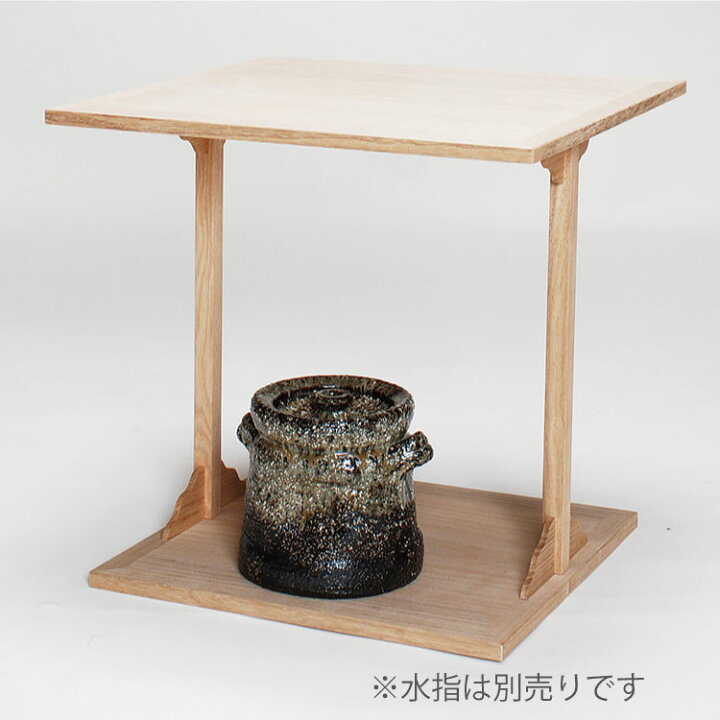 楽天市場】桐 四方棚 角 利休好写 小林幸斎作 茶道具 桐製 木地棚 炉用 