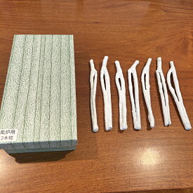 枝炭 風炉用 裏千家 二本枝7本 白炭 炭点前 茶道具 炉用 風炉用 茶の湯 導火 胡粉 茶席の景
