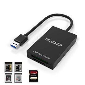 Cateck XQD & SDカードリーダー XQDアダプター SONY M/Gメモリーカード Lexar 2933x / 1400x USBマークカード SDカードに対応 US
