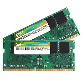 シリコンパワー ノートPC用メモリDDR4-2400(PC4-19200) 8GB×2枚 260Pin 1.2V CL17 SP016GBSFU240B22