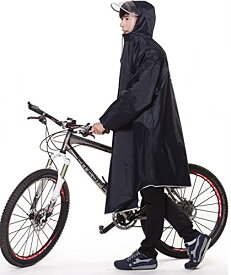 【2020年最新版】QIAN レインコート 自転車 メンズ レディース 雨具 レインポンチョ ポンチョ 通学通勤 軽量 完全防水 防汚 防風 男