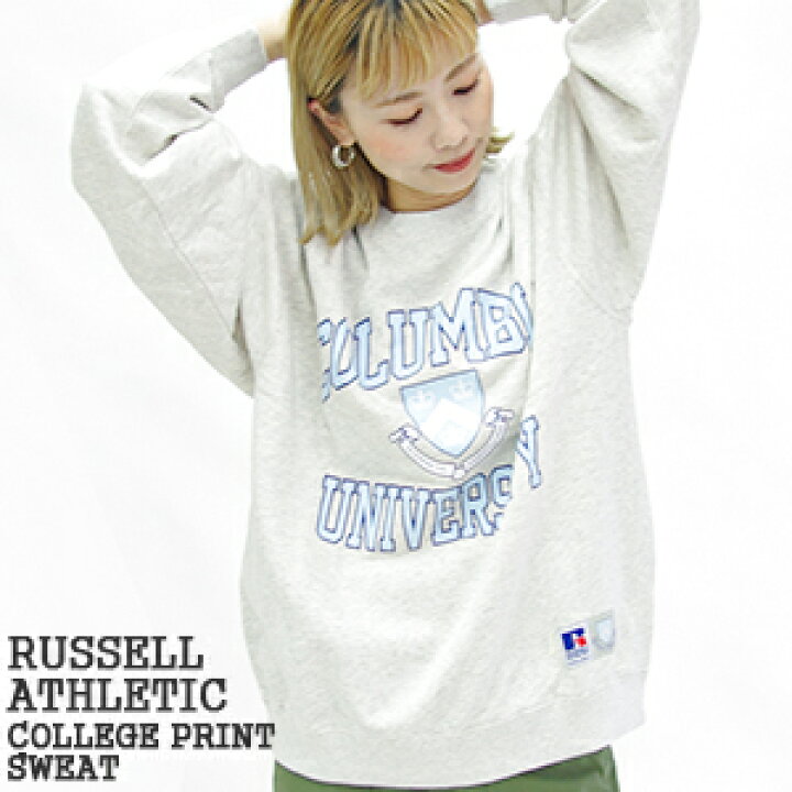 楽天市場】ラッセルアスレチック/RUSSELL ATHLETIC カレッジプリント 