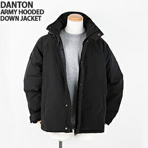 [N[|ΏۊO pKpỎiɂĔ̔*]y2025AWz_g/DANTON A[~[t[fbh_EWPbg ~^[t[hWPbg ARMY HOODED DOWN JACKET DT-A0030TPR YyRrj