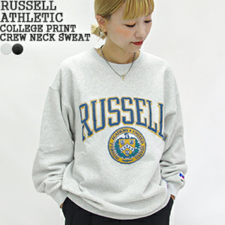楽天市場】ラッセルアスレチック/RUSSELL ATHLETIC カレッジプリント 