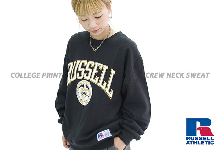 楽天市場】ラッセルアスレチック/RUSSELL ATHLETIC カレッジプリント 
