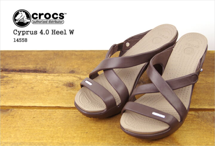 楽天市場 クロックス Crocs サイプラス4ヒールw ヒールサンダル Cyprus 4 Heel W レディース Rcp ｐｕｂlｉｃ