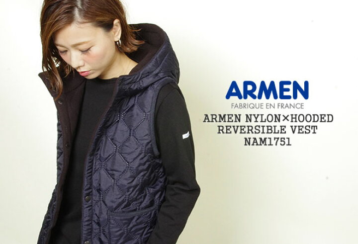 楽天市場】【クーポンで20%OFF】アーメン/ARMEN ナイロン×フリース 