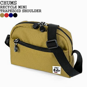 �y�N�[�|����20%OFF�z�`�����X/CHUMS ���T�C�N���~�j�g���y�]�C�h�V�����_�[ �V�����_�[�o�b�O RECYCLE MINI TRAPEZOID SHOULDER CH60-3453 ���f�B�[�X �����Y�y�R���r�j���\�z