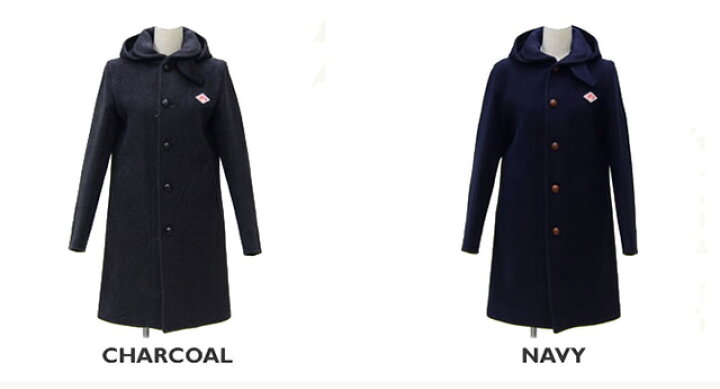 楽天市場】ダントン/DANTON ウールモッサフードシングルコート  