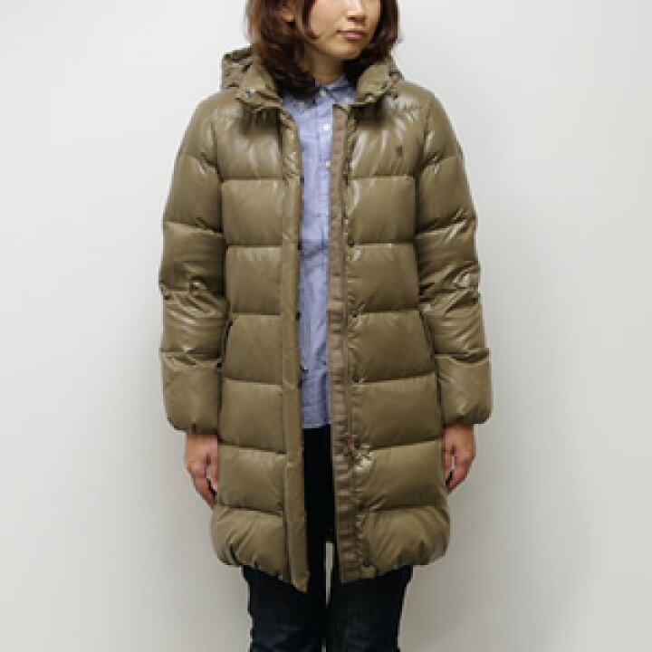 楽天市場】GYMPHLEX(ジムフレックス)NYLON TAFFETA HOODED DOWN COAT 