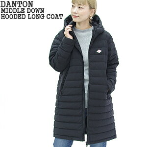 [N[|ΏۊO pKpỎiɂĔ̔*]y2025AWz_g/DANTON ~h_Et[htOR[g Xgb`iC MIDDLE DOWN HOODED LONG COAT DT-A0566NRP fB[XyRrj