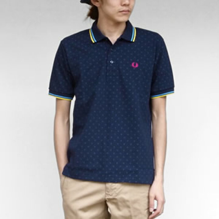 楽天市場】フレッドペリー/FRED PERRY ポルカドットピケシャツ ドット 