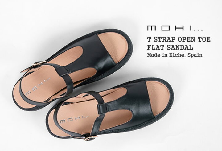 楽天市場】【クーポンで20%OFF】モヒ/MOHI Tストラップオープントゥ  