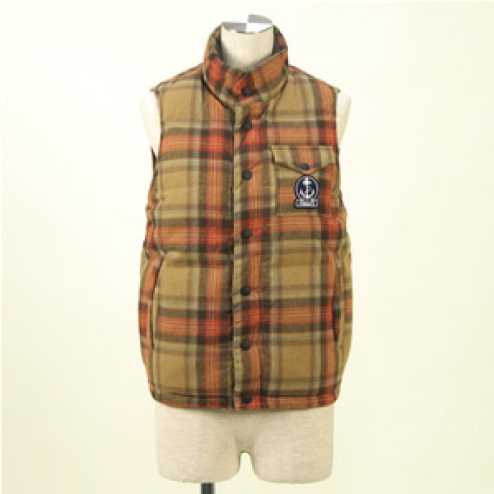 楽天市場】FIDELITY（フィデリティ） REVERSIBLE DOWN VEST CHECK WOOL 