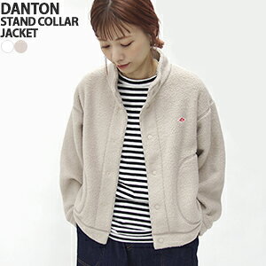 [N[|ΏۊO pKpỎiɂĔ̔*]_g/DANTON _utFCXX^hJ[WPbg t[XWPbg u] Wp[ W FACE BOA STAND COLLAR JACKET DT-A0699WNN f