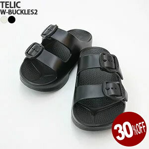 �y���r���[�N�[�|���ΏۊO�z�y30%OFF�z�e���b�N/TELIC �_�u���o�b�N��2 �X�|�[�c�T���_�� ���J�o���[�T���_�� �R���t�H�[�g�T���_�� ���� �X�|�[�e�B�[ �����₷�� W-BUCKLE2 ���f�B�[�X�y�R���r