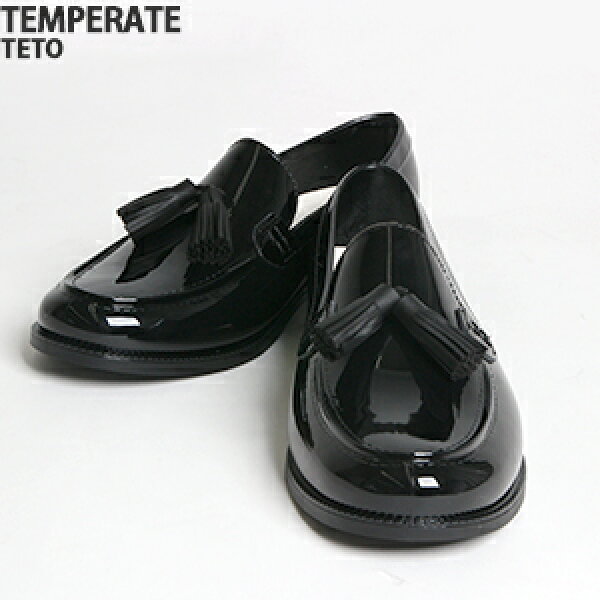 【クーポンで20%OFF】テンパレイト/TEMPERATE テト レインローファー レインシューズ タッセル 晴雨兼用 完全防水 歩きやすい 撥水 PVC TETO レディース【コンビニ受取可能】