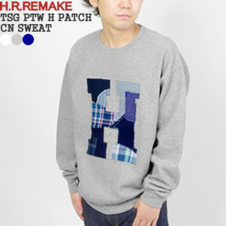 トレーナー スウェット 「MURRAL/ミューラル」Patchwork embroidered 