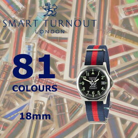 SMART TURNOUTスマートターンアウト NATOベルト タイプ18mm腕時計用リボンベルト腕時計交換用ストラップ