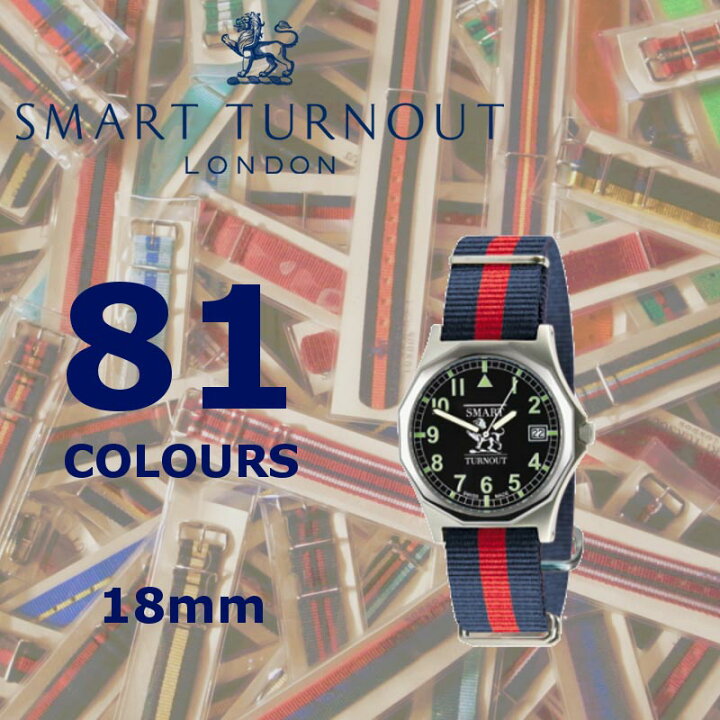 楽天市場】SMART TURNOUTスマートターンアウト NATOベルト タイプ18mm 