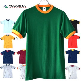 無地リンガーTシャツ AUGUSTA SPORTSWEAR [710]圧巻の25色展開メール便送料無料 メンズ レディース ユニセックス