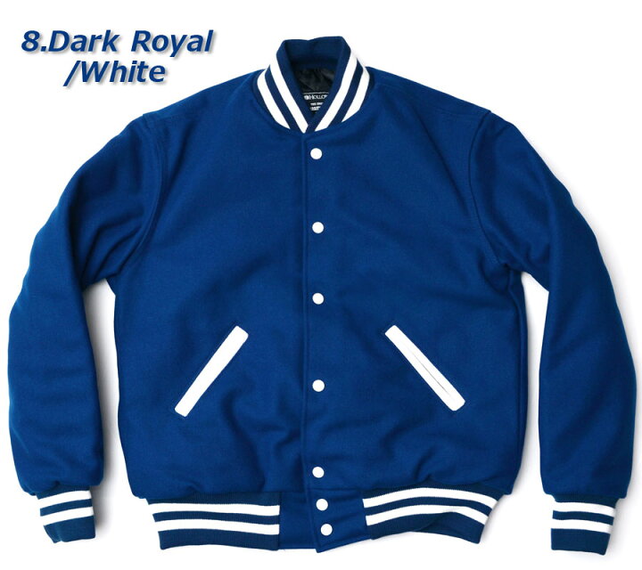 楽天市場】HOLLOWAY ウール メルトン スタジャン ［LETTERMAN  